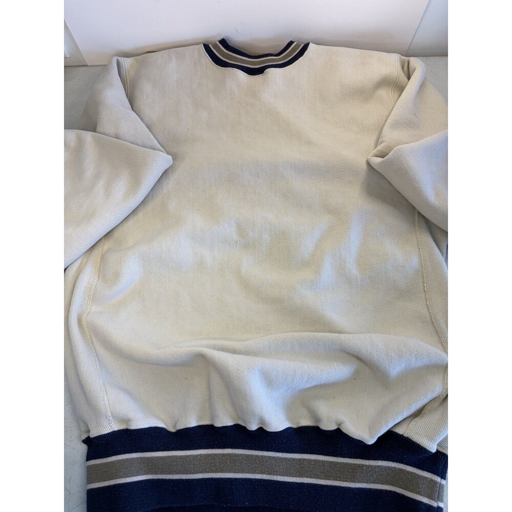 Vintage 90s Champion Reverse Weave Ringer Crewneck Sweatshirt Adult Size XL - Picture 7 of 14